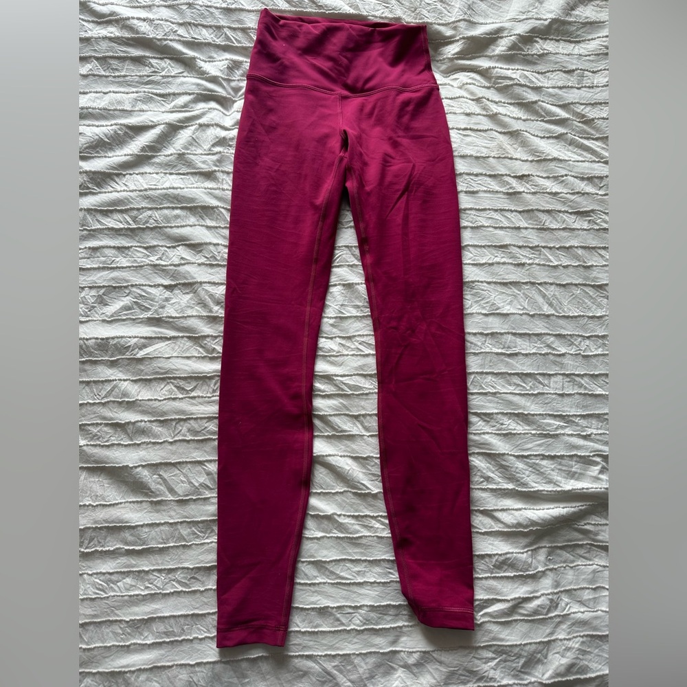 Pink lululemon leggings